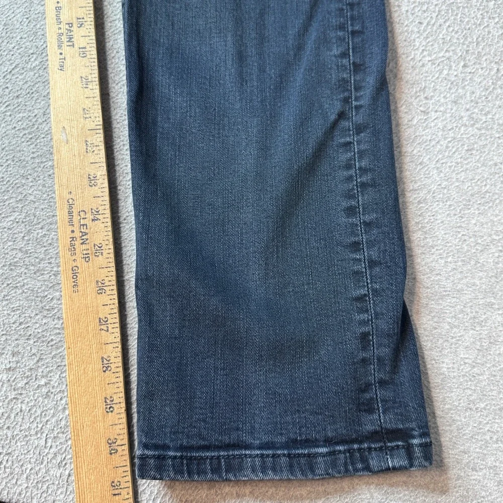 Levi's 505 Jeans Mens 34x34 (33x31) Black Regular Fit Straight Leg Stretch Denim